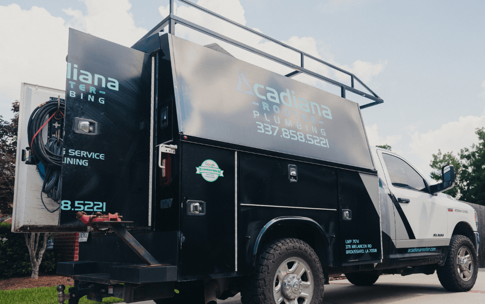 Acadiana Rooter Plumbing Service Truck